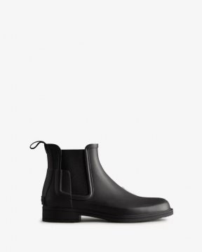 Hunter Boots | Men's Refined Slim Fit Chelsea Boots-Black