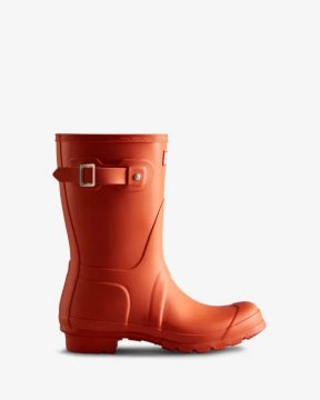 Hunter Boots | Women's Original Short Rain Boots-Rorbu Rust