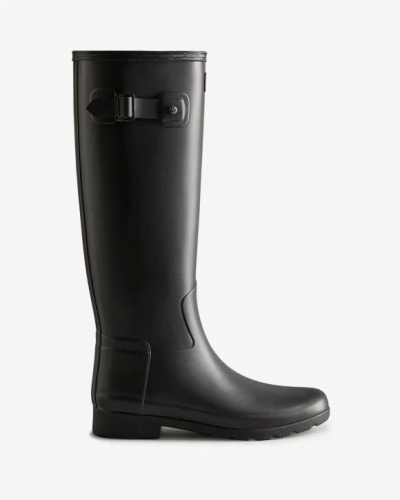 Hunter Boots | Women's Refined Slim Fit Rain Boots-Black