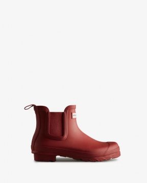 Hunter Boots | Women's Original Chelsea Boots-Military Red