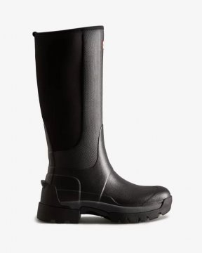 Hunter Boots | Women's Balmoral Field Hybrid Tall Rain Boots-Black