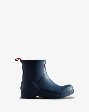 Hunter Boots | Men's Play Short Rain Boots-Kerhuelen Navy