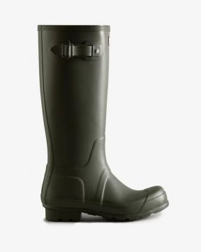 Hunter Boots | Men's Original Tall Rain Boots-Dark Olive