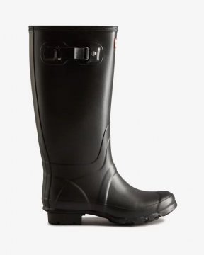 Hunter Boots | Women's Huntress Wide Leg Rain Boots-Black