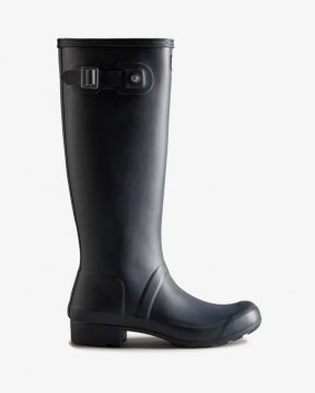 Hunter Boots | Women's Tour Foldable Tall Rain Boots-Navy