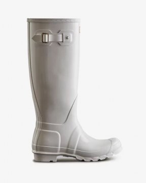 Hunter Boots | Women's Original Tall Gloss Rain Boots-White