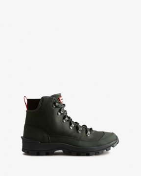 Hunter Boots | Men's Canvas Desert Commando Boots-Arctic Moss Green