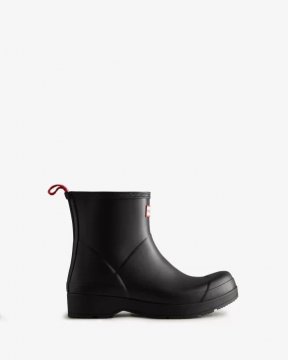 Hunter Boots | Men's Play Short Rain Boots-Black
