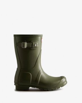 Hunter Boots | Women's Original Short Rain Boots-Olive Leaf