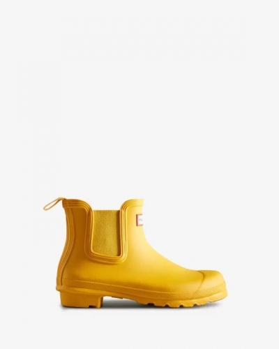 Hunter Boots | Women's Original Chelsea Boots-Yellow