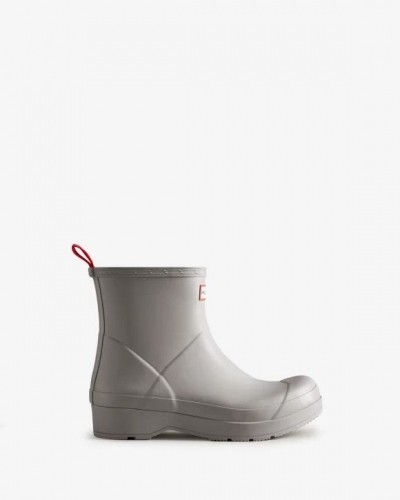 Hunter Boots | Men's Play Short Rain Boots-Zinc Grey