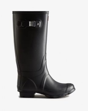 Hunter Boots | Women's Huntress Wide Leg Rain Boots-Navy