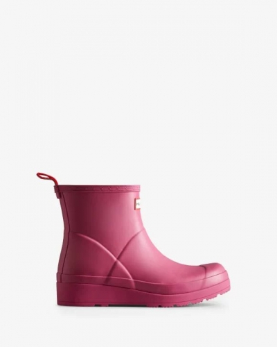 Hunter Boots | Women's Play Short Rain Boots-Prismatic Pink