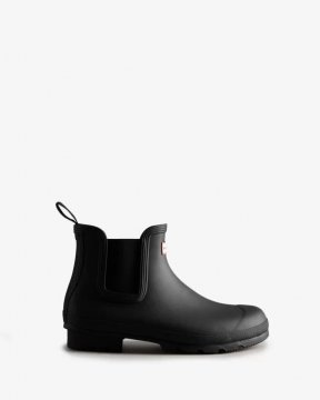 Hunter Boots | Men's Insulated Chelsea Boots-Black
