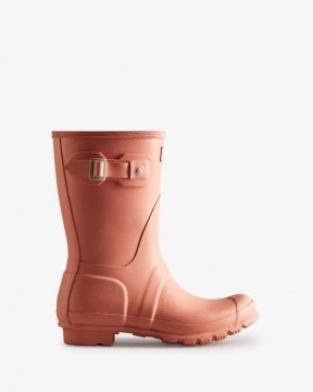 Hunter Boots | Women's Original Short Rain Boots-Rough Pink