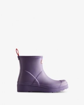 Hunter Boots | Women's Play Short Rain Boots-Iridescent Purple