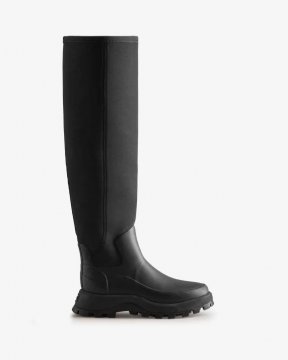 Hunter Boots | Women's City Explorer Tall Neoprene Boots-Black