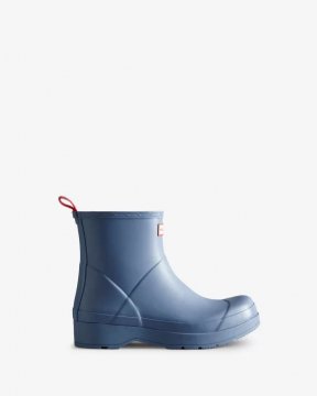 Hunter Boots | Men's Play Short Rain Boots-Stornoway Blue