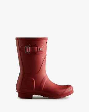 Hunter Boots | Women's Original Short Rain Boots-Military Red