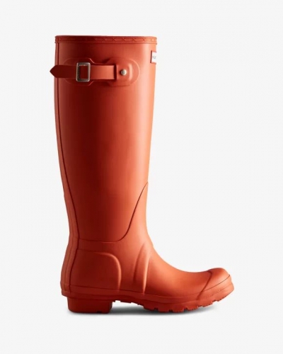 Hunter Boots | Women's Original Tall Rain Boots-Rorbu Rust