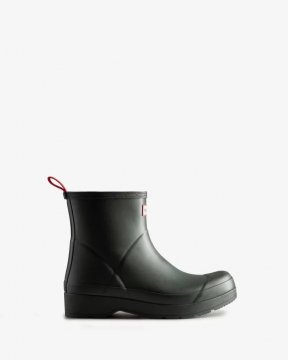 Hunter Boots | Men's Play Short Rain Boots-Arctic Moss Green