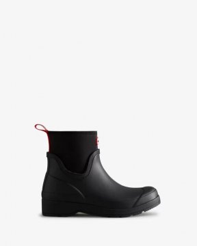 Hunter Boots | Women's Play Short Neoprene Rain Boots-Black