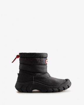 Hunter Boots | Women's Intrepid Insulated Short Snow Boots-Black