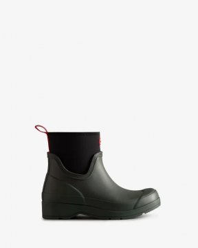Hunter Boots | Women's Play Short Neoprene Rain Boots-Arctic Moss Green