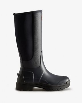 Hunter Boots | Women's Balmoral Field Hybrid Tall Rain Boots-Navy