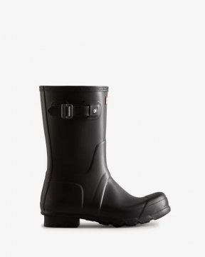 Hunter Boots | Men's Original Short Rain Boots-Black