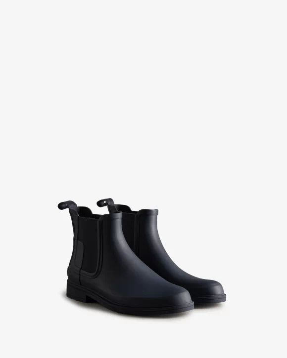 Hunter Boots | Men's Refined Slim Fit Chelsea Boots-Navy