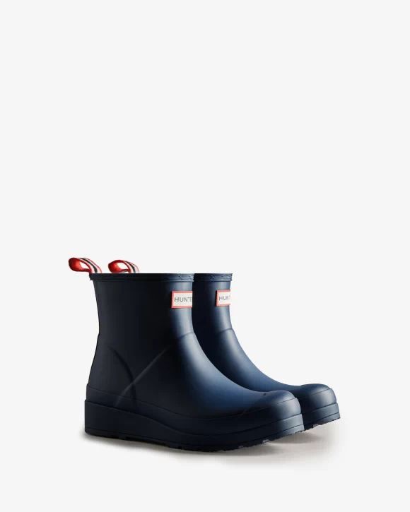 Hunter Boots | Women's Play Short Rain Boots-Kerhuelen Navy