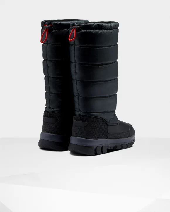 Hunter Boots | Women's Insulated Tall Snow Boots-Black