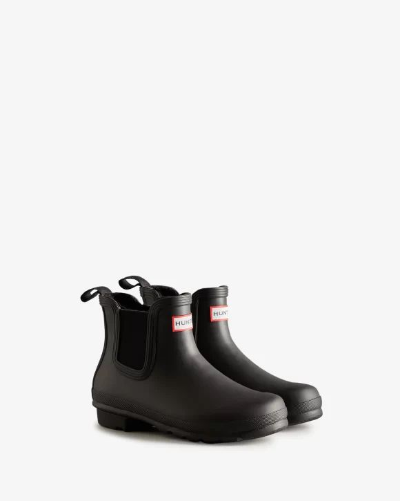Hunter Boots | Women's Insulated Chelsea Boots-Black