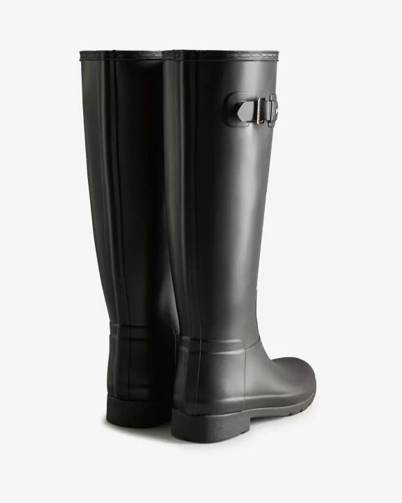 Hunter Boots | Women's Refined Slim Fit Rain Boots-Black