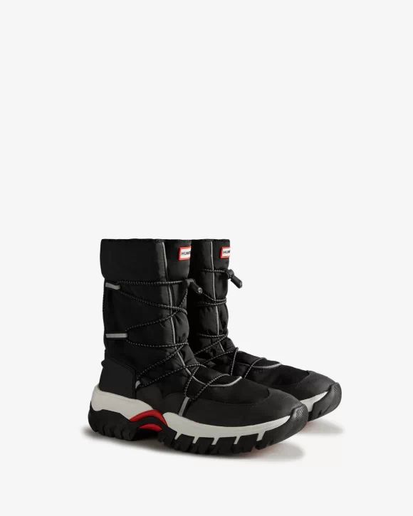 Hunter Boots | Men's Insulated Recycled Polyester Snow Boots-Black