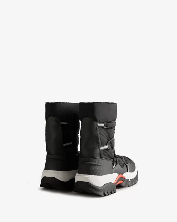 Hunter Boots | Men's Insulated Recycled Polyester Snow Boots-Black