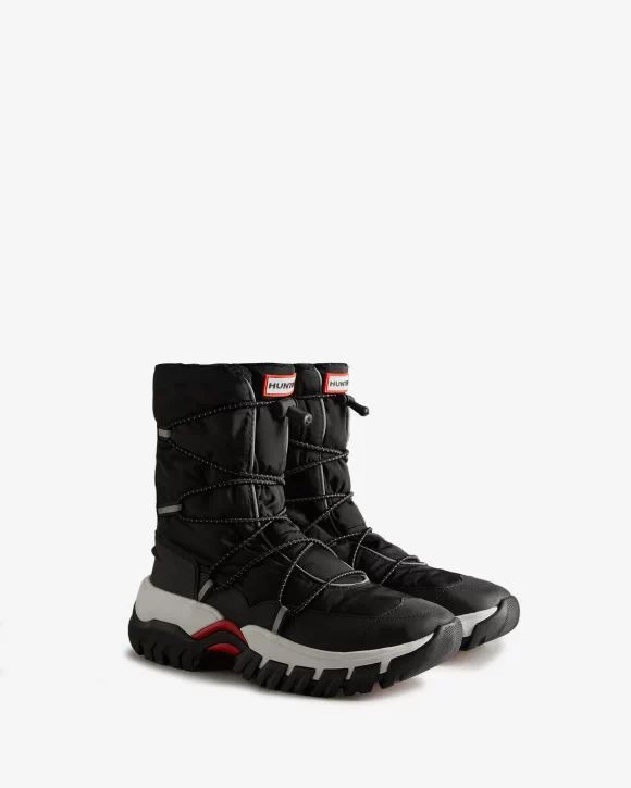 Hunter Boots | Women's Insulated Recycled Polyester Snow Boots-Black