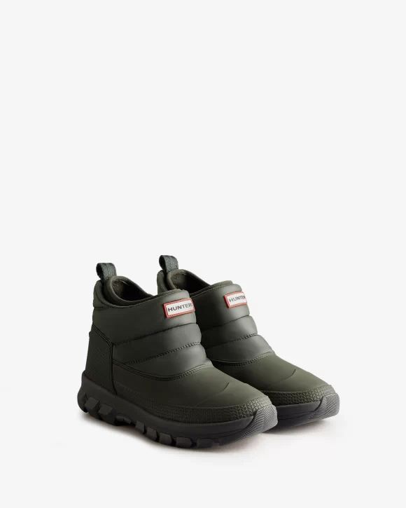 Hunter Boots | Men's Insulated Ankle Snow Boots-Arctic Moss Green