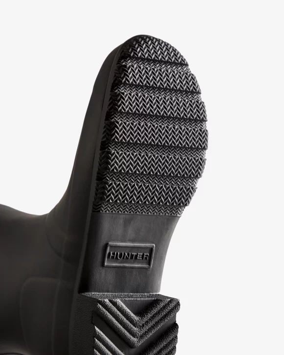 Hunter Boots | Women's Tour Foldable Short Rain Boots-Black