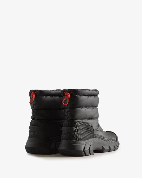 Hunter Boots | Men's Intrepid Insulated Short Snow Boots-Black