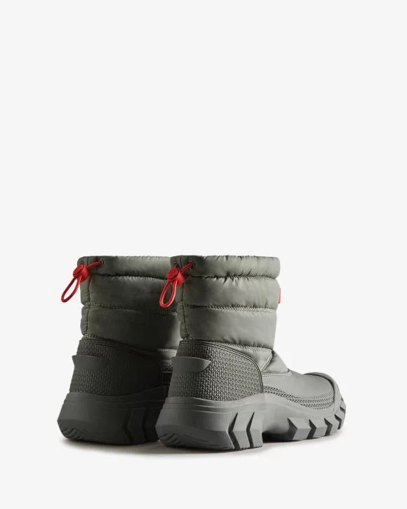 Hunter Boots | Women's Intrepid Insulated Short Snow Boots-Urban Grey