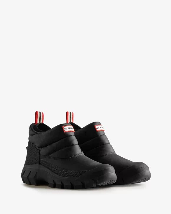 Hunter Boots | Men's Intrepid Insulated Ankle Snow Boots-Black